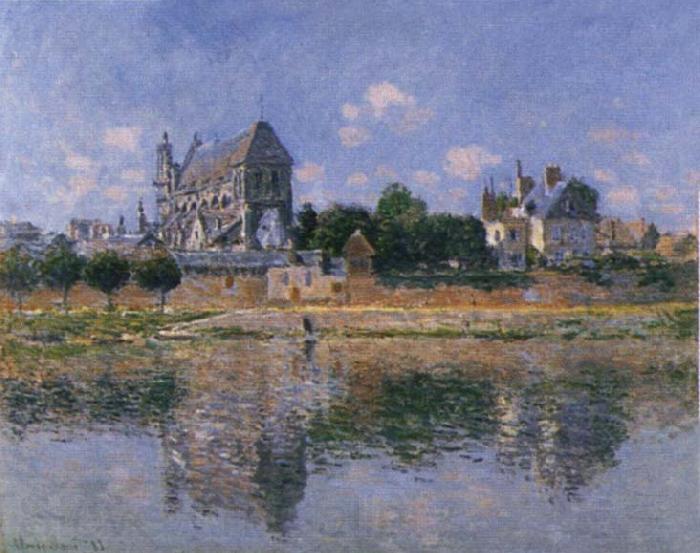 Claude Monet View of the Church at Venon Spain oil painting art